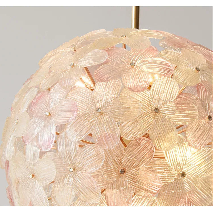 Sakura Pink - Crystal Chandelier 40/50cm E14