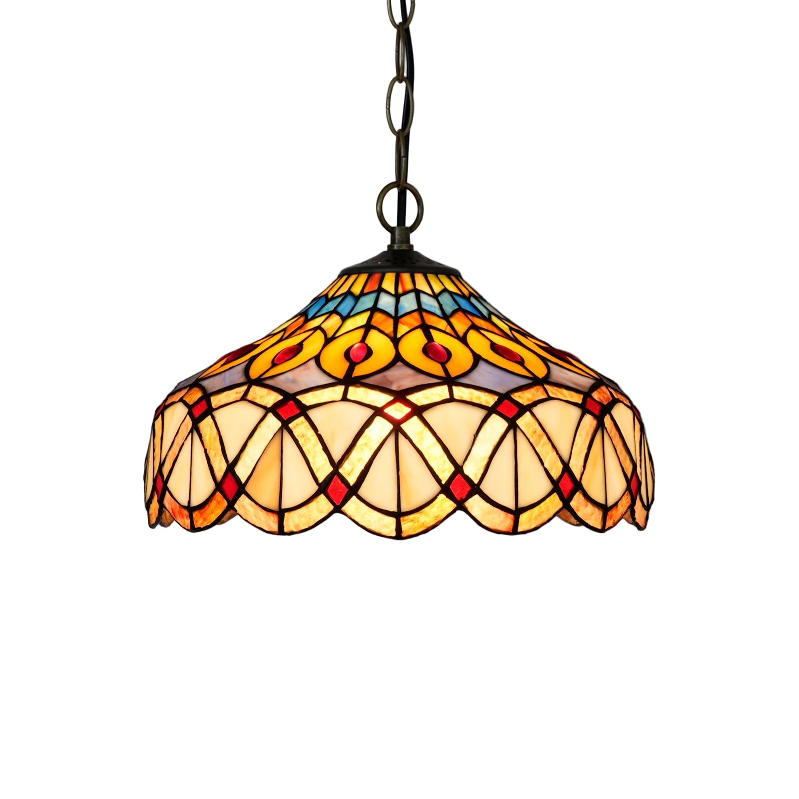 Tiffany Circus - Retro Ceiling Light Pendant 40W E27