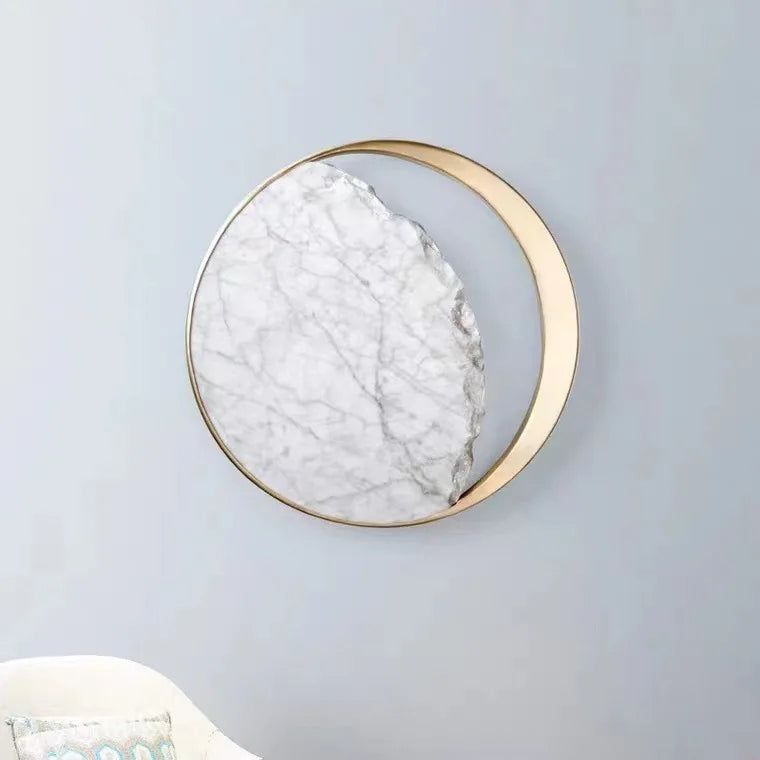 Marble Cresent - Marble Wall Sconce LED Wall Light