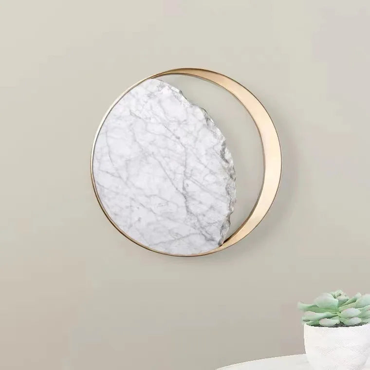 Marble Cresent - Marble Wall Sconce LED Wall Light