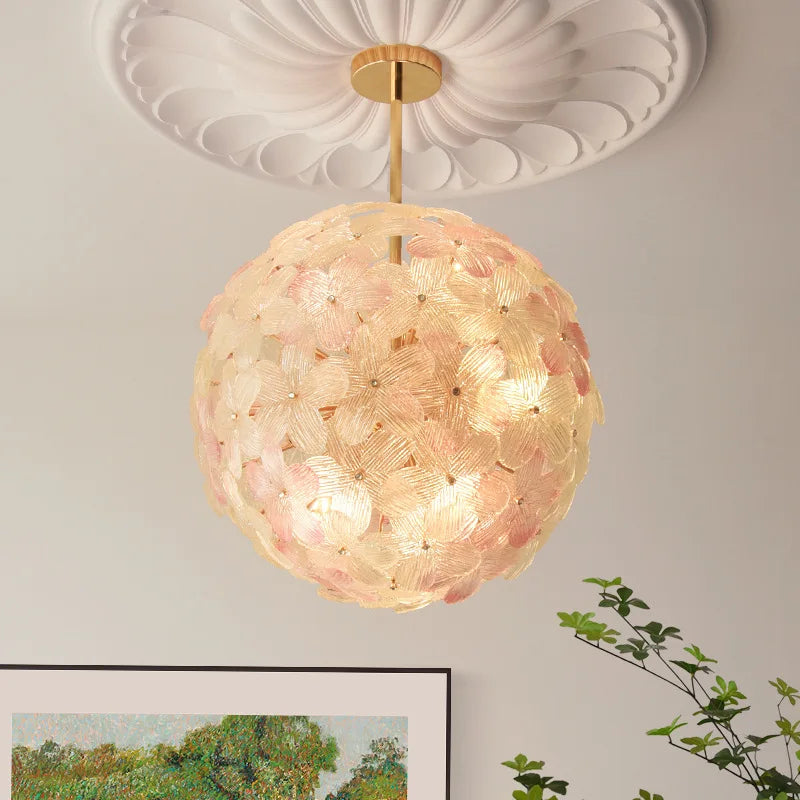 Sakura Pink - Crystal Chandelier 40/50cm E14