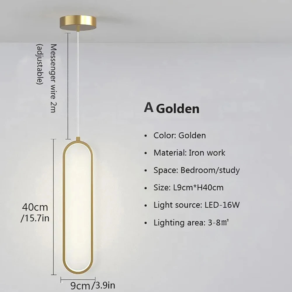 Ellipse Ring Solo (Pendant)