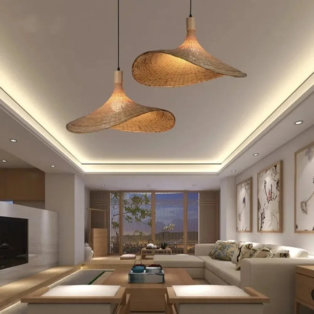 Rattan Hat (Pendant)