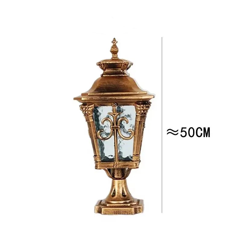 Bishop Pillar Bronze - Outdoor Pedestal Light E27 Waterproof IP65