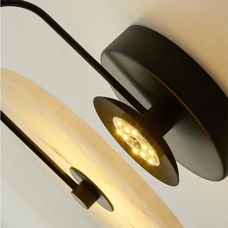 Marble Moon (Black/ Gold) - Wall Sconce LED Wall Light