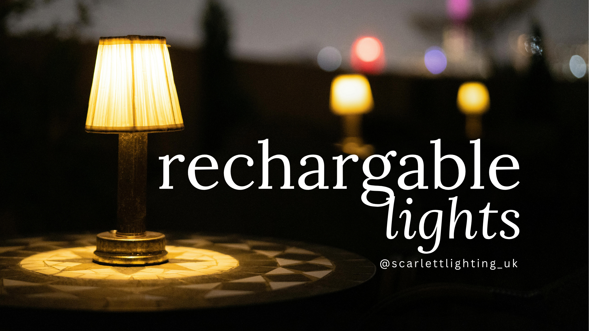USB Rechargable Lamps