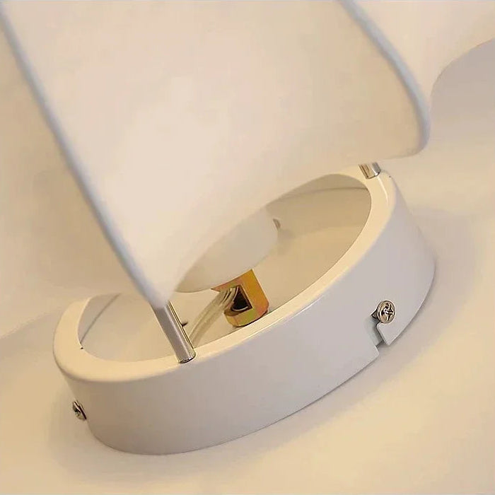 Kiku Cream - Japandi Ceiling Flush Light with Handcrafted Lampshade