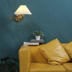 Aurena Candle Rocker - Folding Wall Light Fabric Lampshade