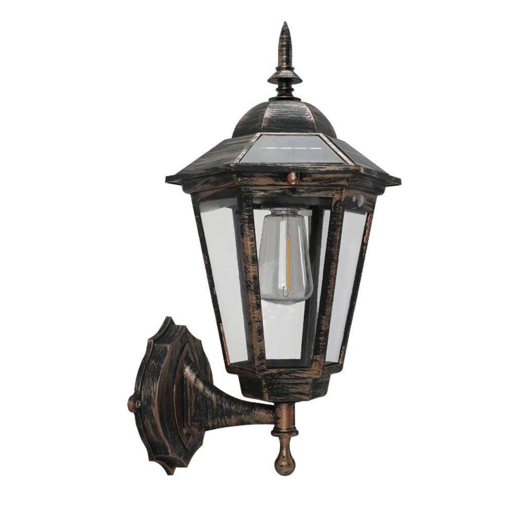 Tower Sol - Auto Sensor Solar Outdoor Wall Light (Bronze/ Black)