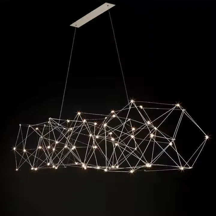 Stellaris Chandelier - Geometric Crystal Chandelier LED