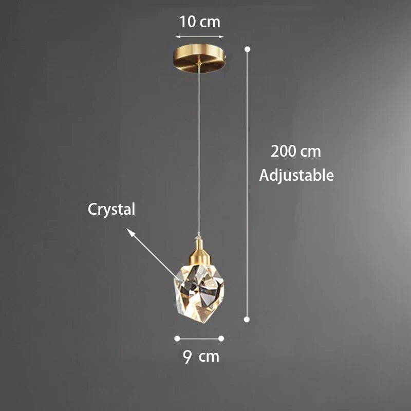Crystal Nugget - Small Crystal Chandelier