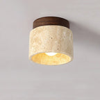 Travertine Downlight Tube - Japanese Ceiling Light Fixture 5W E27