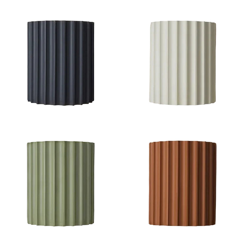 Macaron Tube (White/ Grey/ Orange/ Green) - Resin Up&Down Wall Light