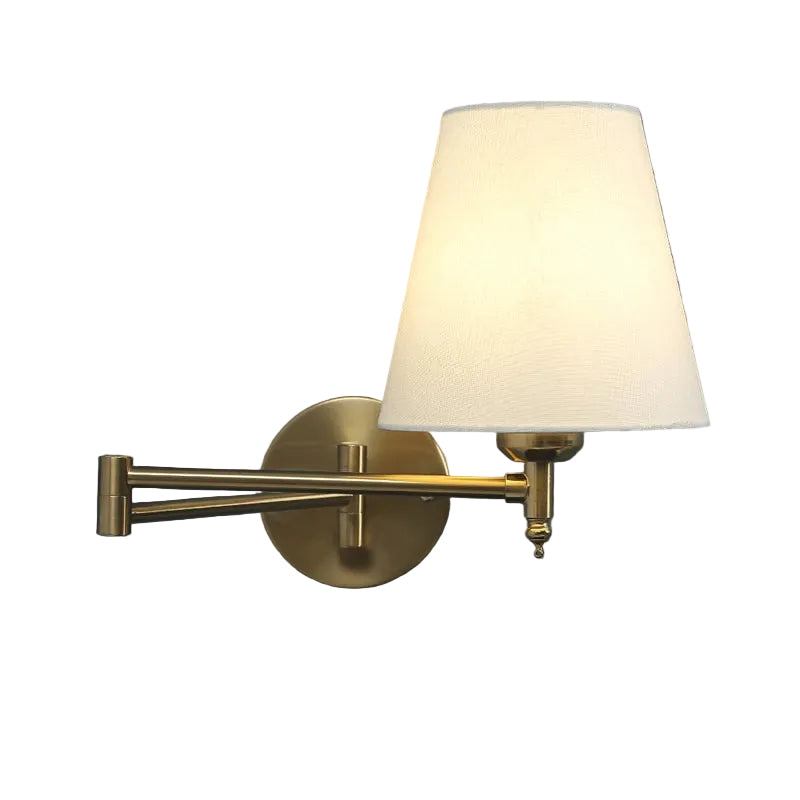 Aurena Candle Rocker - Folding Wall Light Fabric Lampshade