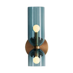 Opaline Hourglass Blue - Up & Down Wall Light