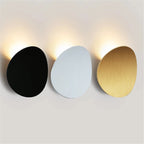 Macaron Disc (Black/ White/ Gold) - Minimalist Wall Light 7W LED