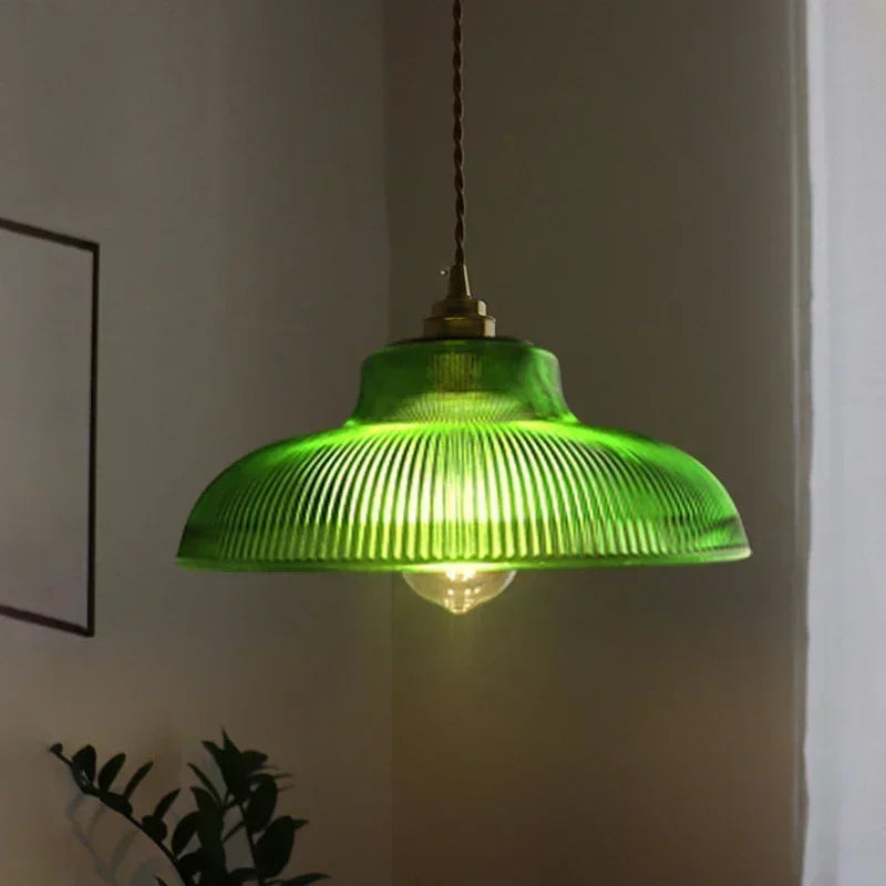 Ripple Bowl - Retro Minimalist Glass Pendant Lamp