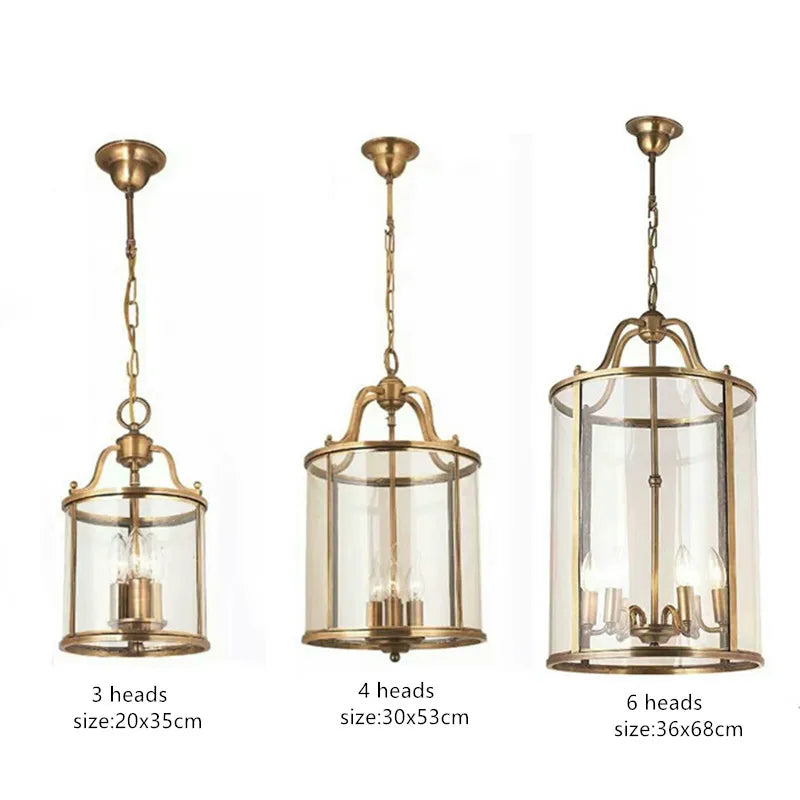 Cuprum Birdcage - Retro Full Copper Chandelier (S/M/L)