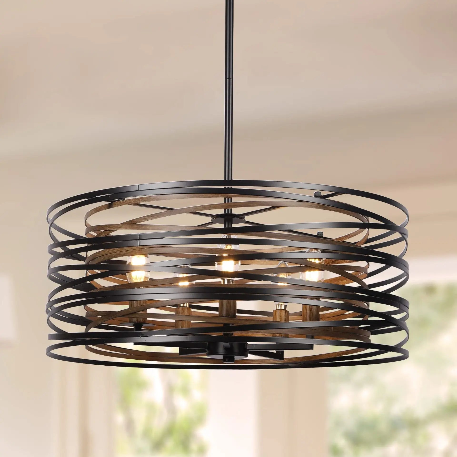 Storm Eye - Modern Ceiling Light Pendant 5 Heads E14