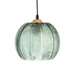 Glass Lantern Green - Modern Ceiling Pendant Light 3 sizes Green Glass Lampshade E27