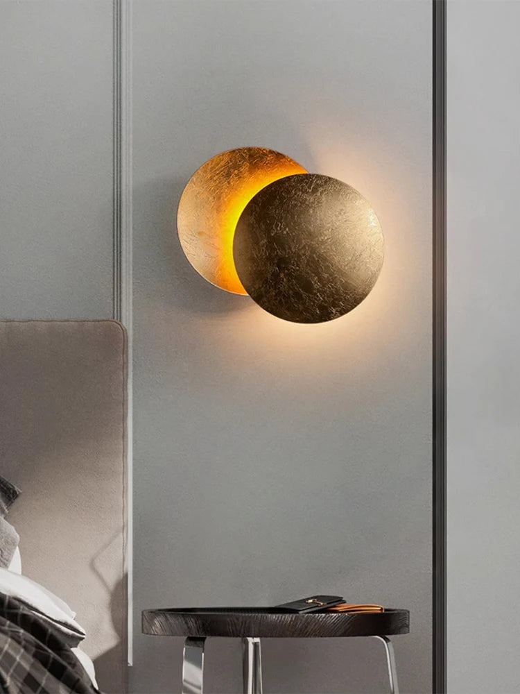 Lunar Eclipse - Moon Phases Wall Sconce Rotatable Cover LED Modern Wall Light