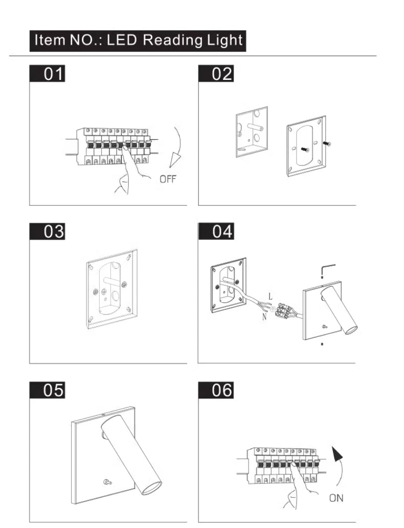 Stellaris Spot Square - Adjustable Wall Light Spotlight