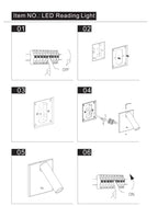 Stellaris Spot Square - Adjustable Wall Light Spotlight