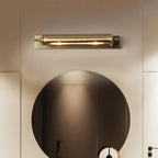 Scroll - Bronze Bathroom Light E14 Picture Mirror Lamp