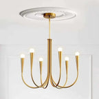 Aurena Gold - Minimalist Chandelier E14 6/9/12 Heads