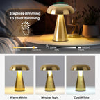 Aurea - Multicolour USB Rechargeable Lamp 5W LED (Gold/ Rose Gold/ Silver/ Black/ White)