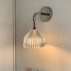 Campana Chrome (Clear/ White/ Yellow) - Modern Glass Wall Sconce