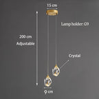 Crystal Nugget - Small Crystal Chandelier