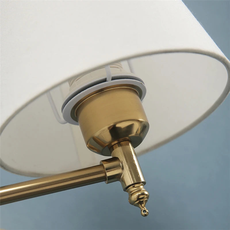 Aurena Candle Rocker - Folding Wall Light Fabric Lampshade