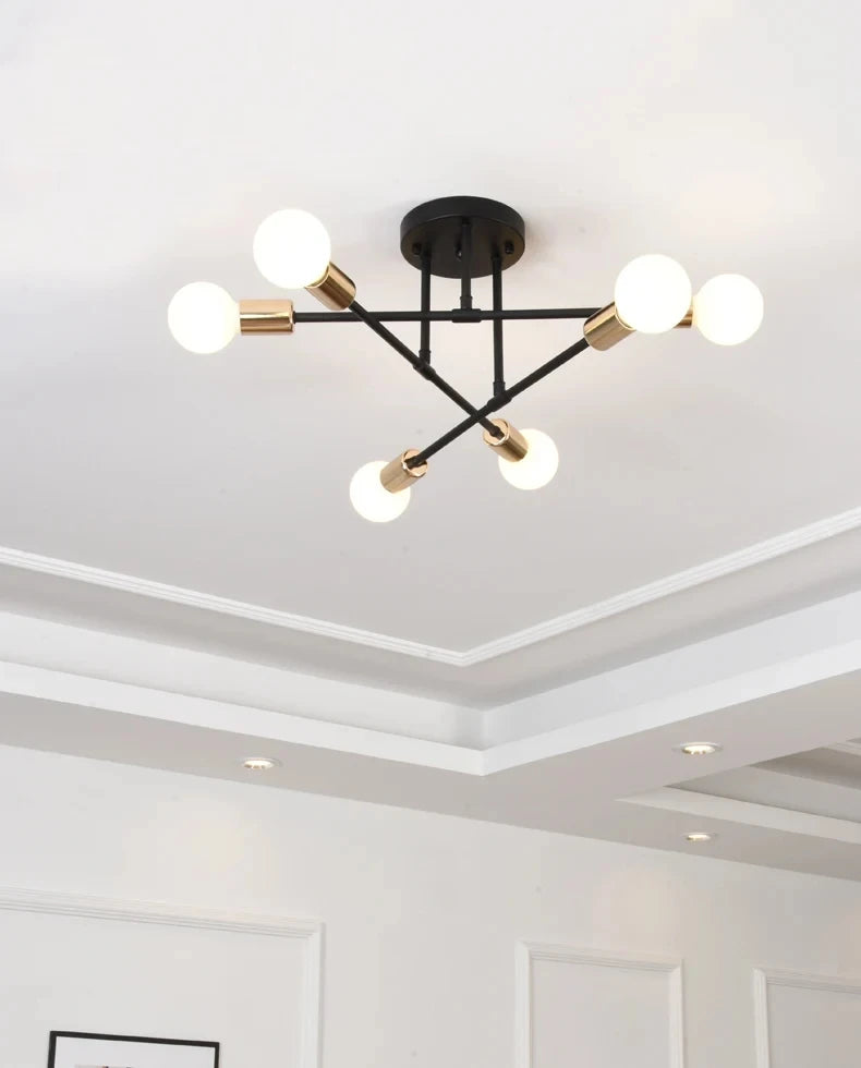 Delta Hexad - Minimal Ceiling Flush Light