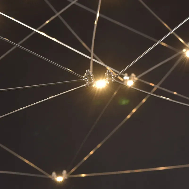 Stellaris Chandelier - Geometric Crystal Chandelier LED