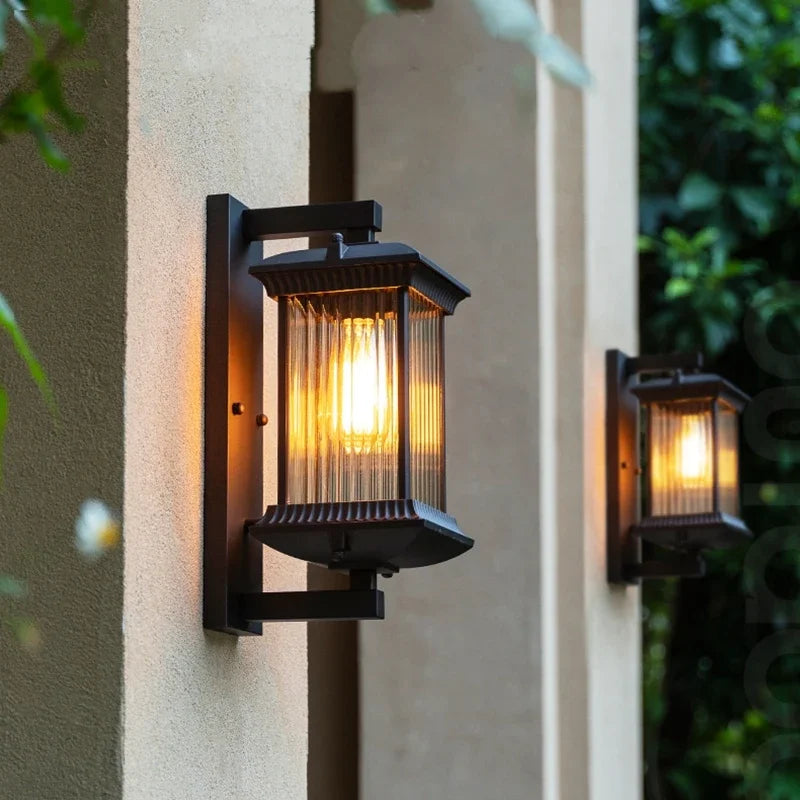 Zatu Lantern - Outdoor Wall Light Waterproof IP54