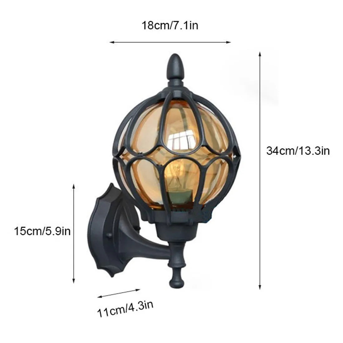 Trinket Lantern - Outdoor Wall Light Waterproof IP55