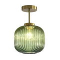 Ripple Lantern - Classic Glass Ceiling Flush Light