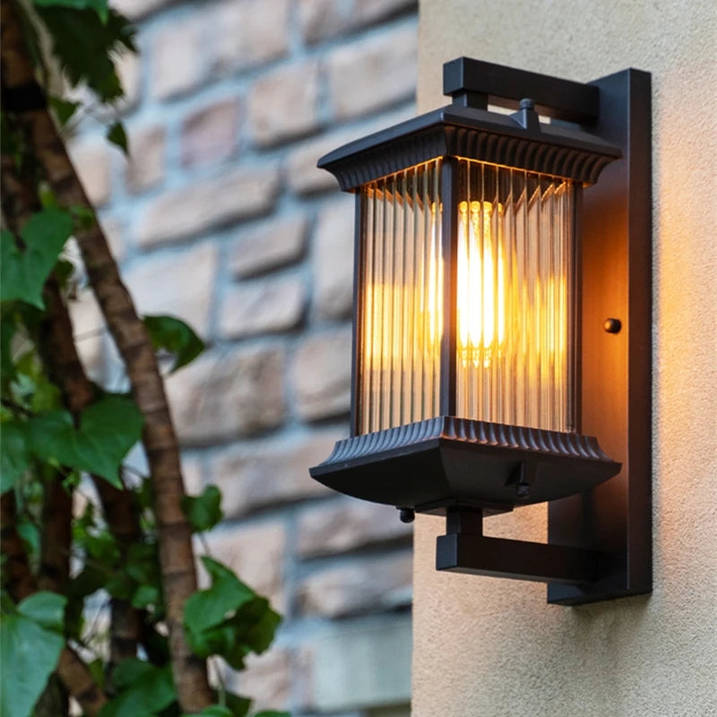 Zatu Lantern - Outdoor Wall Light Waterproof IP54