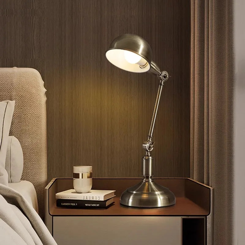 Cuprum Monocle Rocker - Adjustable Table Lamp (Copper/ Bronze)