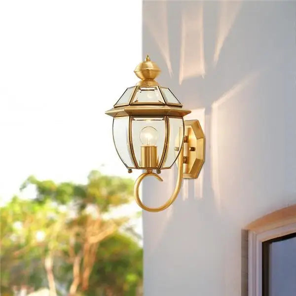 Chalice Copper - Waterproof Outdoor Wall Light IP44