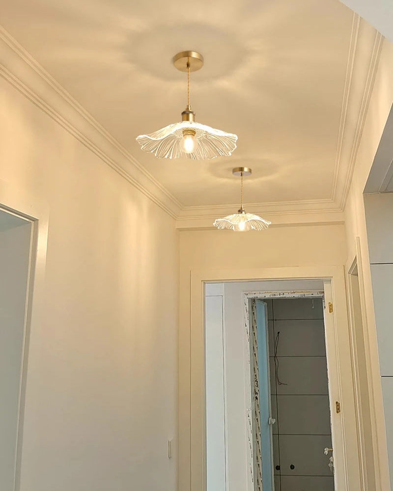 Blossom - Multicolour Glass Pendant Light E27 Art Deco Style