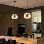 Globelet Amber (20/25cm) - Glass Pendant Lamp