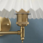 Aurena Candle Rocker - Folding Wall Light Fabric Lampshade