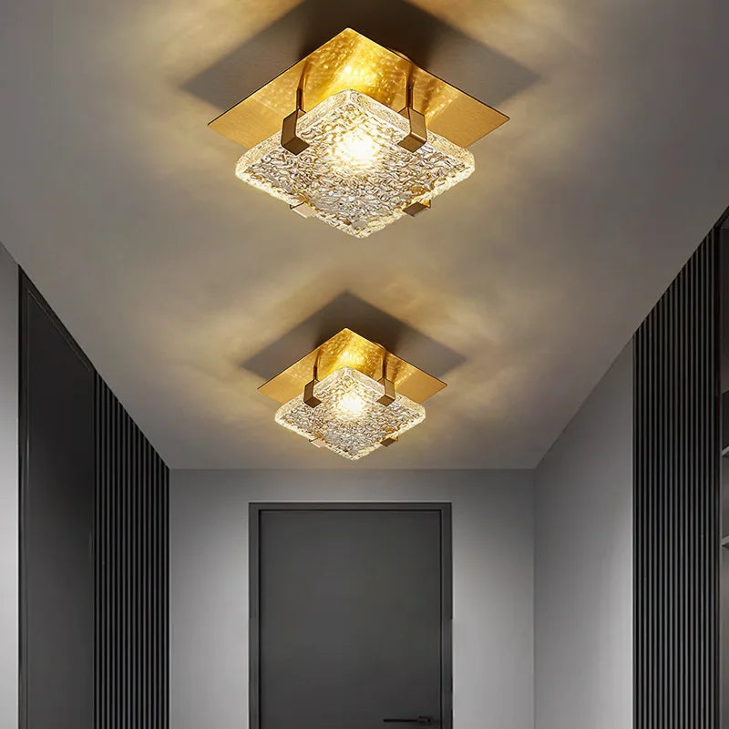Golden Tile - Modern Ceiling Flush Light (S/M/L)