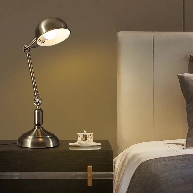 Cuprum Monocle Rocker - Adjustable Table Lamp (Copper/ Bronze)