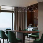 Stellaris Chandelier - Geometric Crystal Chandelier LED