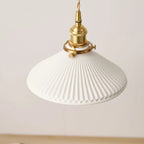 Cream Cone - Ceramic Pendant Light