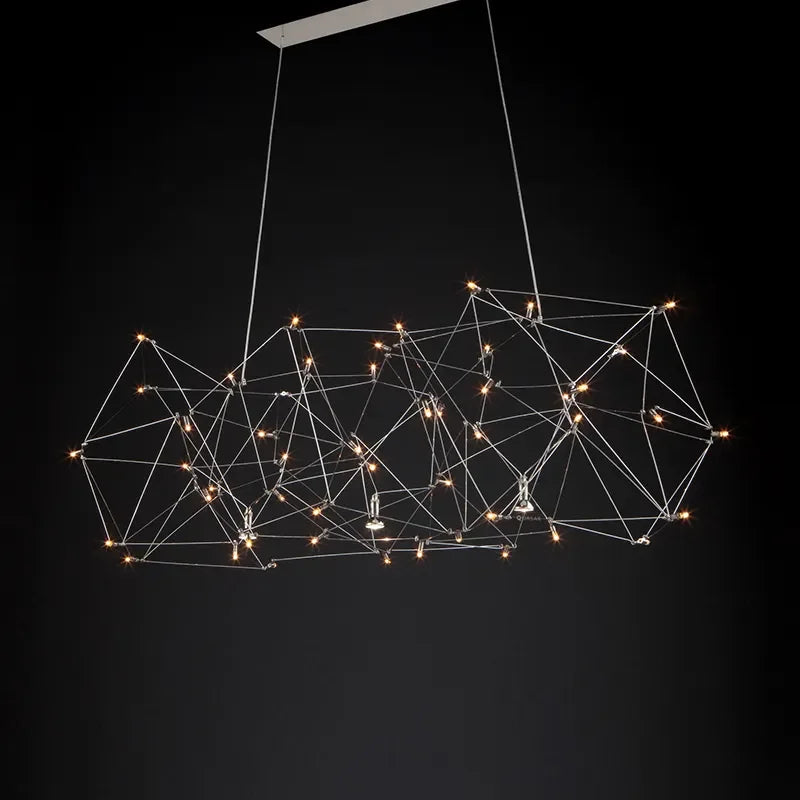 Stellaris Chandelier - Geometric Crystal Chandelier LED