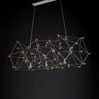 Stellaris Chandelier - Geometric Crystal Chandelier LED